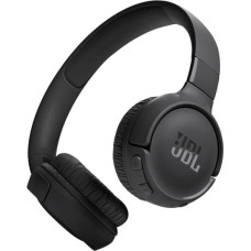 JBL on-ear austiņas ar Bluetooth, melnas JBLT520BTBLKEU