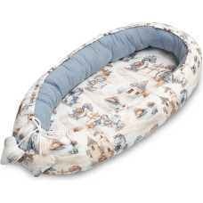 Sensillo BABY NEST MUSLIN - DRAGONS JEANS