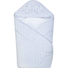 Duet Baby Swaddling blanket with hood - 631 - MINKY - GREY