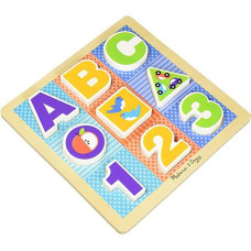 Melissa And Doug Melissa&Doug Chunky Puzzle ABC Art.11899 Koka puzle mazuļiem