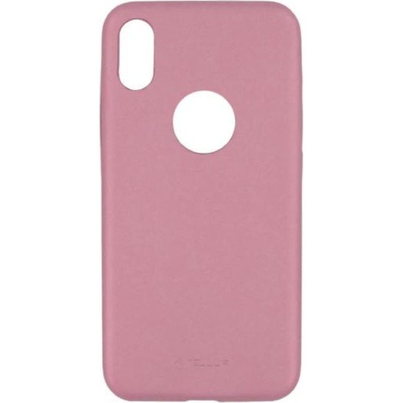 Tellur Cover Slim Synthetic Leather for iPhone X/XS pink