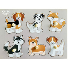 Smily Play 38065 – koka puzle Suņi