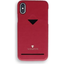 Vixfox Card Slot Back Shell for Samsung S9 ruby red