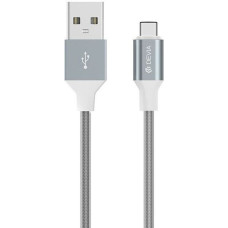 Devia Pheez Series Cable for Micro USB (5V 2.4A,1M) grey