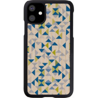 Man&Wood SmartPhone case iPhone 11 blue triangle black