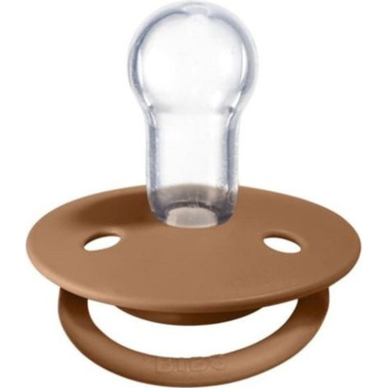 Bibs 1010279 silicone pacifier EARTH 0-36 DE LUX