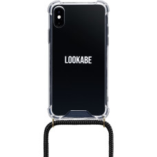 Lookabe Necklace iPhone X/Xs gold black loo003