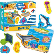 Roter Kafer Roter Käfer  Magnetic Puzzle Sea Life Art.RK2090-05 Puzle ar magnētiem Jūras dzīvnieki (Vladi Toys)