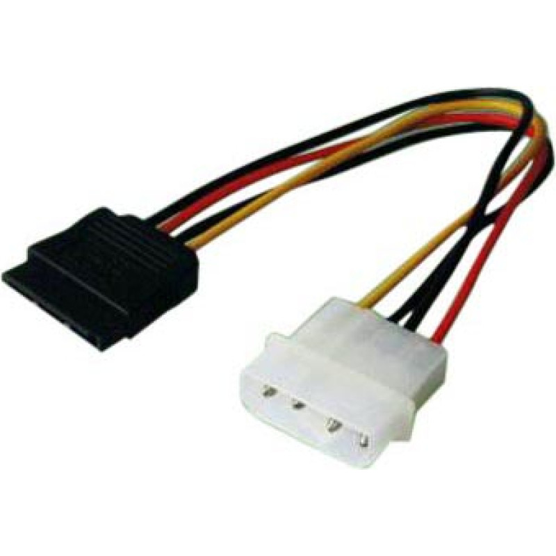 Sbox SATA POWER CABLE 15P-4P/TC- 0.25M SATA-POWER