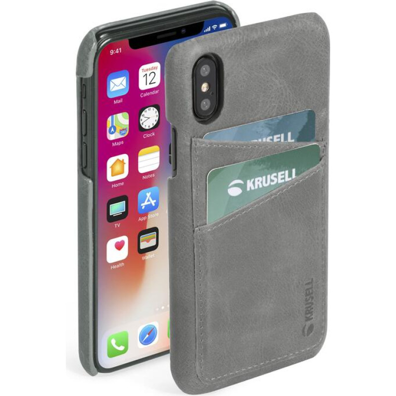 Krusell Sunne Cover Apple iPhone XS Max vintage grey