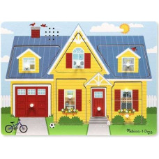 Melissa And Doug Melissa&Doug Sound Puzzles House Art.10734 Koka muzikāla puzle