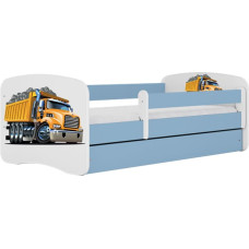 Kocot Kids babydreams blue truck gulta ar atvilktni un matraci 140/70