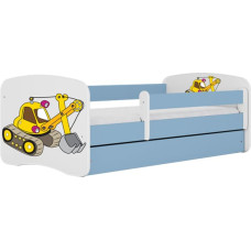 Kocot Kids babydreams blue digger gulta ar atvilktni un matraci 160/80