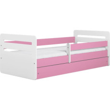 Kocot Kids tomi pink gulta ar atvilktni un matraci 140/80