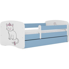 Kocot Kids Gulta babydreams blue cat ar kasti ar matraci 140/70