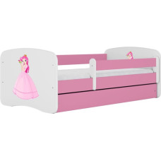 Kocot Kids Gulta babydreams pink princess ar kasti ar matraci 140/70