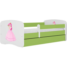 Kocot Kids Gulta babydreams green princess ar kasti ar matraci 180/80