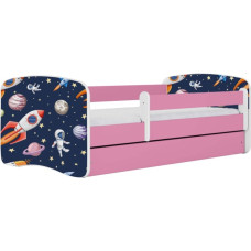 Kocot Kids Gulta babydreams pink cosmos ar kasti ar matraci 160/80