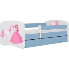 Kocot Kids babydreams blue princess horse gulta ar atvilktni un matraci 160/80