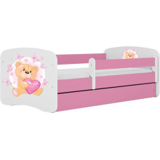 Kocot Kids babydreams pink teddybear butterflies gulta ar atvilktni un matraci 160/80