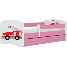 Kocot Kids babydreams pink fire brigade gulta ar atvilktni un matraci 180/80