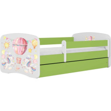 Kocot Kids Gulta babydreams green balloon bez kastes ar matraci 180/80