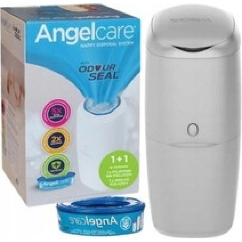 Angelcare Abakus CONTAINER + 1 DIAPER REFILL GRAY ANGELCARE