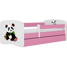 Kocot Kids Gulta babydreams pink panda 2 ar kasti ar matraci 140/70