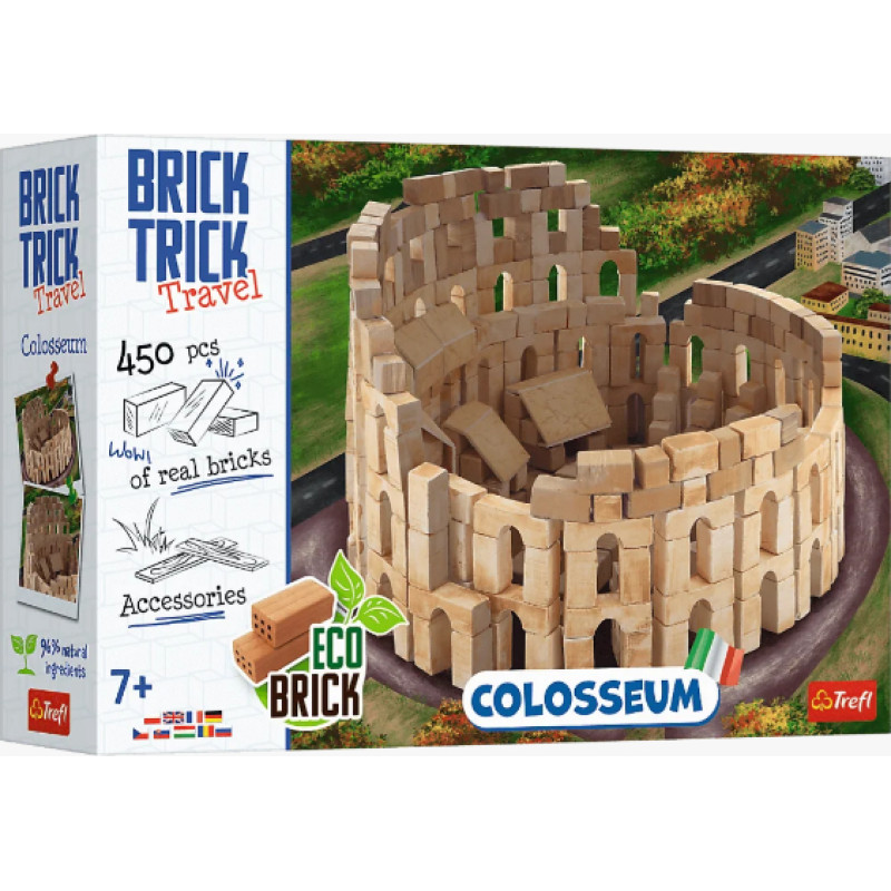 Trefl BRICK TRICK 61608 Travel - Koloseum