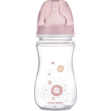 Canpol Babies CANPOL 35/217 Butelka szerokootworowa antykolkowa Easystart Newborn Baby 240 ml różowe kwiatki