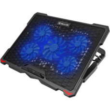 Tellur Cooling pad Basic 17, 5 fans, LED, Black