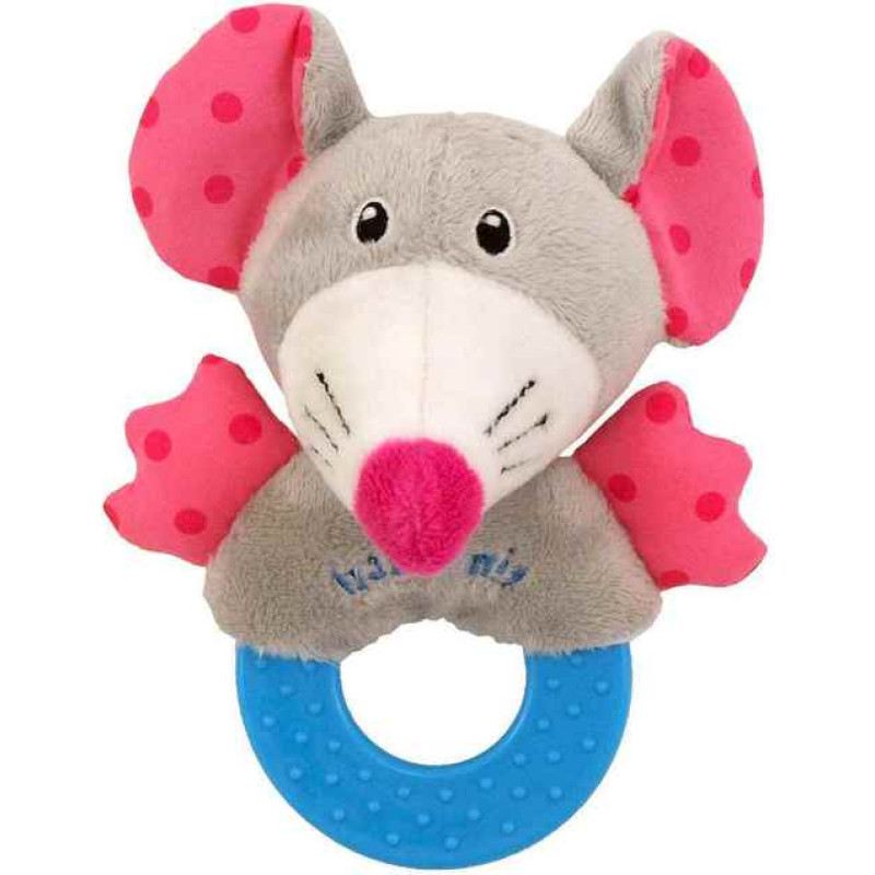 Baby Mix 34552 RATTLE TOY PLUSH  MICE