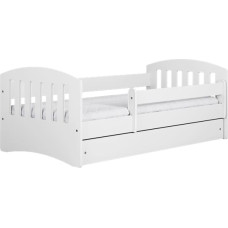 Kocot Kids classic 1 white gulta ar atvilktni un matraci 140/80