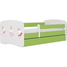 Kocot Kids Gulta babydreams green bunnies with butterflies bez kastes ar matraci 140/70