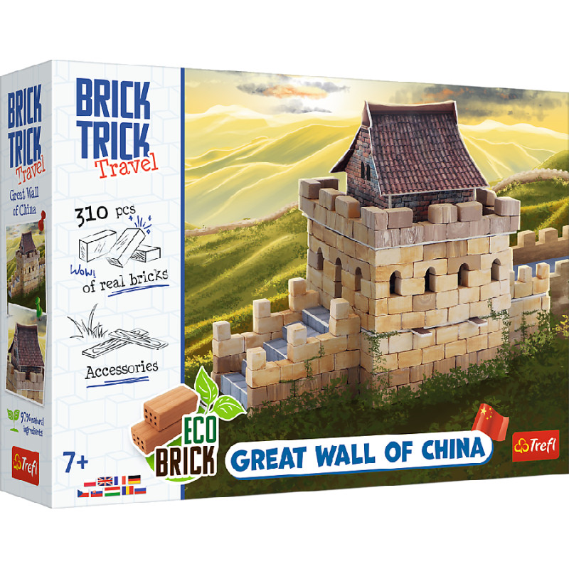 Trefl BRICK TRICK 61609 Travel-Wielki Mur Chiński