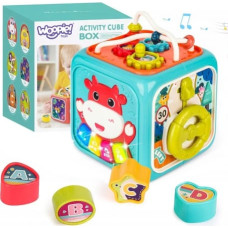 Woopie Interaktywna Kostka Sensoryczna Edukacyjna Montessori Sorter 6w1