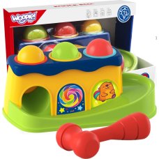 Woopie 49386 – krāsaina āmurēšanas rotaļlieta ar āmuriņu
