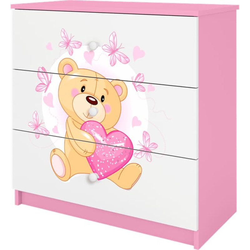 Kocot Kids Kumode babydreams pink teddybear butterflies