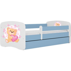 Kocot Kids babydreams blue teddybear butterflies gulta ar atvilktni un matraci 160/80