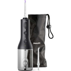 PHILIPS Sonicare Cordless Power Flosser 3000 mutes dobuma irrigators, melns HX3826/33