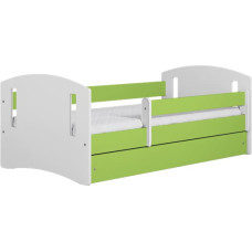 Kocot Kids classic 2 green gulta ar atvilktni un matraci 160/80