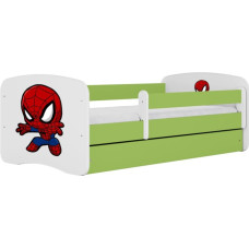 Kocot Kids Gulta babydreams green spiderman bez kastes ar matraci 140/70