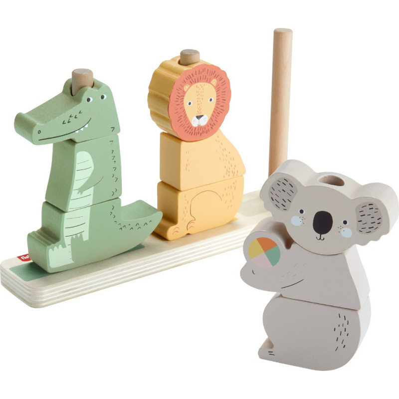 Fisher-Price puidust virnastatavad loomad