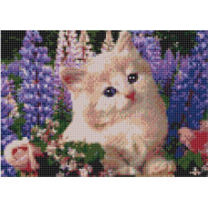 Minikid Daimond Mosaic - 47081 - KITTEN - size 30x40 cm