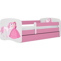 Kocot Kids babydreams pink princess horse gulta ar atvilktni un matraci 160/80