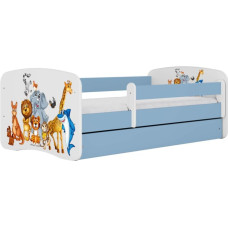 Kocot Kids Gulta babydreams blue animals ar kasti ar matraci 140/70