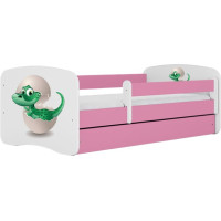 Kocot Kids babydreams pink baby dino gulta ar atvilktni un matraci 160/80