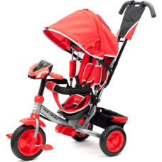 Baby Mix 45765 Rowerek trójkołowy z światłami led Lux Trike czerwony