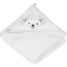 Akuku A0661 BATH TOWEL HOODED WHITE