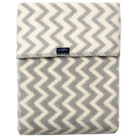 WOMAR pleds Grey&White Zigzag 75x100cm
